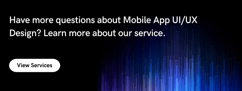Mobile app ui/ux design-service banner