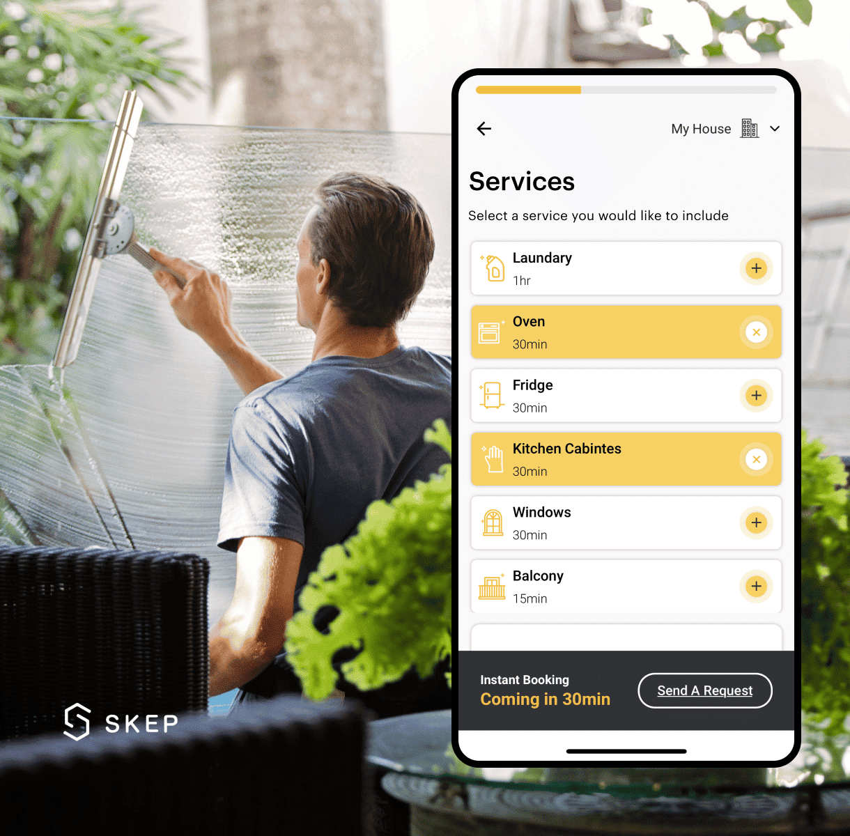 Skep Home - SaaS Mobile Solution - Markovate SKEP HOME